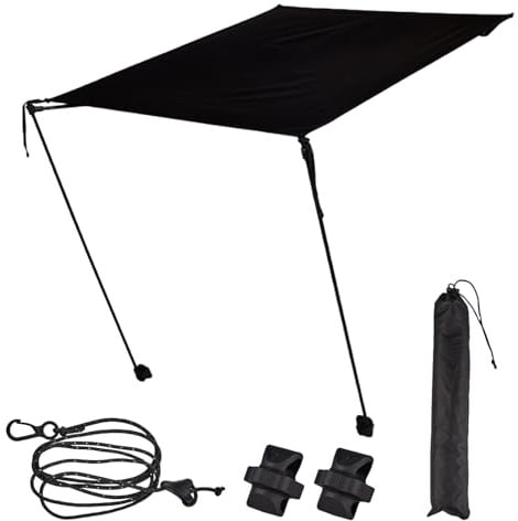 Campingstuhl-Überdachung | Faltbare Campingstühle, Outdoor – Laptop-Unterstand mit Strandschirm für Sonnenschutz im Freien, Sport, Reisen, Angeln
