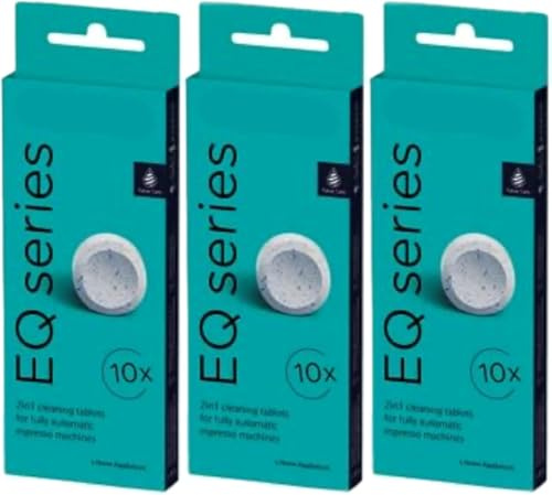 TZ80001 Reinigungstabletten 3 x 10-Packung - geeignet für EQ-Serie vollautomatische Kaffeemaschine, effektive Reinigung