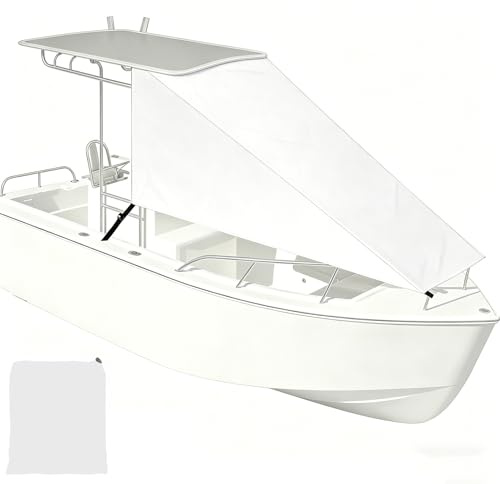 JCSRYD Tendalino Prora T-Top per Copertura di Gommone, Parasole Tessuto Oxford 600D Impermeabile, Copertura Solare con Protezione UV50+ per Barca con Console Centrale