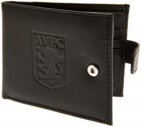 Manchester City FC Geldbörse Leder geprägt schwarz – Offizielles Merchandise Weihnachten Geschenkbox