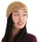 CHARM Twist Falten Kopf Wickeln Turban Mütze Wahrsager Hut Retro Vintage Senfgelb