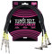 Ernie Ball 1.5 ft Straight / Angle Patch Cable 3-Pack - Black