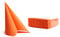 Servietten Gastroservietten 38 x 38 cm cm Soft Point einfarbig Orange 50 Stück