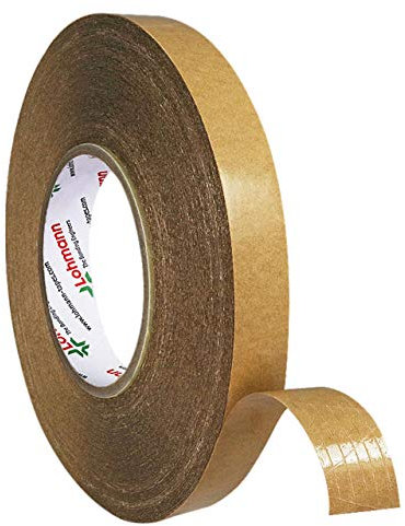 Duplocoll 1120 N | Doppelseitiges Klebeband extra stark | Lösemittelfrei | Für spannungsfreie Verklebungen | Auf fast allen Materialien | Transparent | Gewebeverstärkt 50 mm