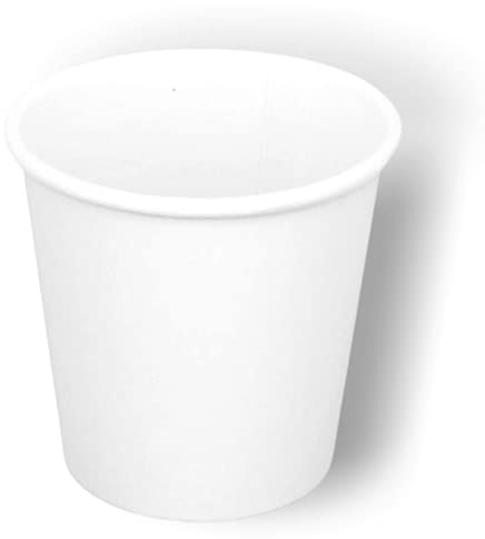 Cocobanana Gobelets Carton 75ml - Contenant Jetable & Recyclable - Fabriqué en Carton Alimentaire sans Goût et sans Odeur - Petite Tasse pour Café ou Thé Froid ou Chaud - [Blanc], [1600]