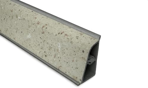 Alfredo Calandrelli Alzatine per piani da cucina, spalletta per top, alzatine, lunghezza 2 metri completa di finali in Pvc (SandChips Avena)