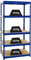 PROREGAL Schwerlastregal Tiger Blau 180x90x60cm für Gesamtlast 1365kg Kellerregal, Steckregal, Garagenregal, Lagerregal