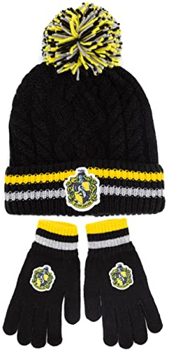 Harry Potter Hut und Handschuhe Set Kids House Option Strick Mütze