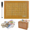 Spardose Holz,Sparbox mit Zahlen ankreuzen,Spardose, Retro Sparbüchse,Spardose Kinder Sparziel,Wiederverwendbare Spardose mit Sparziel und Zahlen zum ankreuzen (3000€)