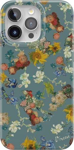 Casely iPhone 15 Pro Case | Van Gogh's Flowers | The Van Gogh Museum 50th Anniversary | Classic Case | Compatible with MagSafe and Action Button