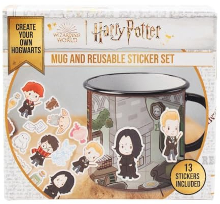 Harry Potter Enamel Mug & Reusable Stickers Set