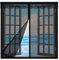 Mosquitera Ventana Magnetica 110x120cm,Mosquiteras para Ventanas Fáciles de Instalar,Cierre Automático Cortina Mosquitera Iman Ventana,Entre Aire Fresco,Negro