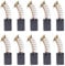 10Pack RT0700CX3 RT0700C RT0701C Carbon Brush Set Compatible with Makita 1-1/4 HP Compact Router replacement part