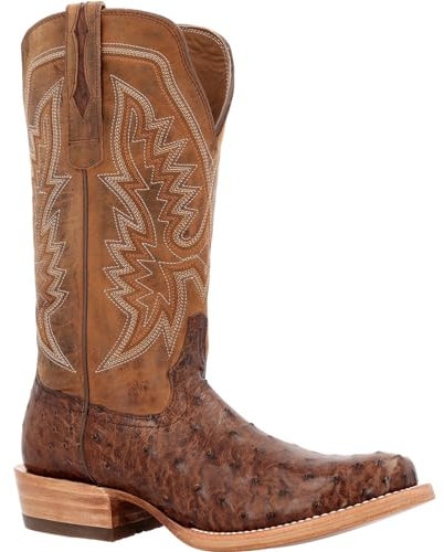 Durango® PRCA Collection - Stivali da uomo in stile western, con piume di struzzo, Kango Tabacco e Ruggine, 39.5 EU
