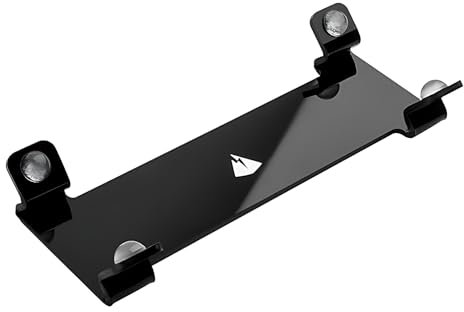 osiuujkw Black Acrylic Display Stand For Home Entertainment Light And Portable Desktop Speaker Stand Speaker Mount Car Speaker, Black