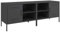 vidaXL Meubles TV 2 pcs Noir 68x39x50,5 cm Acier, Support TV, Buffet TV, Meuble multimédia, Banc TV, Armoire HiFi, Centre de Divertissement