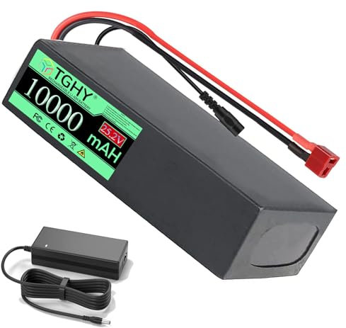 TGHY Batterie au Lithium 24v 8ah 10ah 12ah 15ah 20an Batterie de Remplacement de Grande capacité 29.4v 8ah 12ah 20ah Batterie Lithium-ION étanche avec Chargeur,24v 10ah