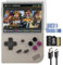 RG35XX 2024 Retro Handheld Game Console Linux System HD and TV Output 3.5 Inch IPS Screen 64G TF Card 5500+ Classic Games 2600mAh Battery (RG35XX-Grey)
