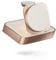 ZENS Nightstand Charger Pro 2 15 Watt 2in1 kabelloses Ladegerät kompatibel mit MagSafe und Qi2 (Qi2-zertifiziert, Made for Apple Watch, 20W Netzteil mit Kabel inklusive) Kupfer