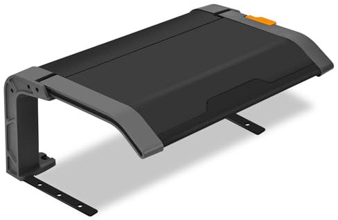 ISOISL Mähroboter Garage, Garage für Mähroboter aus PP-Kunststoff,Überdachtes Carport für Mähroboter Garage,klappbare Mähroboter-Garage,gegen Witterungseinflüsse,72x56x36cm,Schwarz