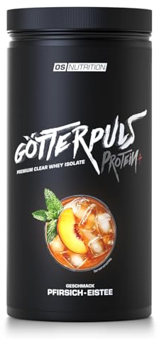 Götterpuls Protein+ Clear Whey Isolat 840g Pulver Pfirsich-Eistee