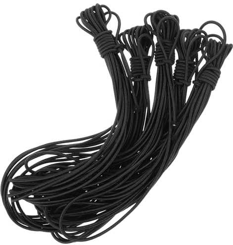 BESTOMZ Langlebiges Trampolin Verbindungsseil Trampolin Ersatzteile Kompatibel zur Reparatur und Sicherung 5 Stück Netzschnüre aus Latex