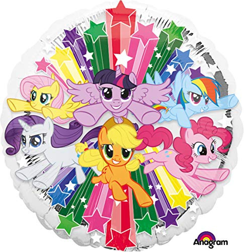 Amscan 3490201 Standard Foil Balloon My Little Pony Diameter Approx. 43 cm Helium Balloon