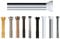 Spirella, Barre Tringle pour Rideau de Douche ou Baignoire Extensible sans perçage en Alu, Modèle Kreta, Résistant aux Rayures, Fixation télescopique Extensible à volonté, 75-125 cm, Gris