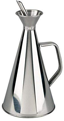 Huilier en acier inoxydable EM Home, avec bouchon verseur anti-gouttes. 250 ML