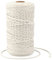 G2PLUS 3MM Beige Makramee Garn Baumwollgarn, 100 M Baumwollfaden Baumwollkordel, 4 Ply Bastelschnur Deko Kordel Bindfäden Perfekt für DIY Kunstgewerbe Gartenarbeit