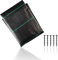 CoverUp! Unkrautvlies 2 × 5 m (10 m²) – 100 g/m² UV-stabil, wasserdurchlässig – inkl. 5 Erdanker – Geotextil Mulchvlies für Garten & Wege