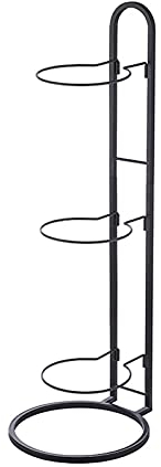 Matedepreso 3-lagiger Basketball-Fußballständer, Metall-Sportball-Display-Halter für Basketball-Fußball-Volleyball