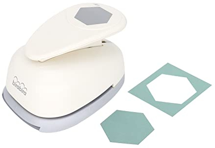 Bira Craft 6,3 cm sechseckiger Hebel-Stanzer für Papierbastelarbeiten, Scrapbooking