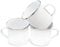 Lot de 24 tasses en émail pour sublimation