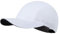 GADIEMKENSD Women's Race Day Running Hat Performance Mesh Baseball Cap - Excellent Ventilation, Lightweight, Reflective Safety Ponytail Hats for Exercise Golf Hiking Beach Workout Gym White