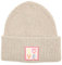 Zwillingsherz Slouch-Beanie-Mütze mit Kaschmir - Hochwertige Strickmütze mit Love Patch für Damen Mädchen Jungen - Hat - One Size - warm und weich für Frühling Herbst und Winter-hbg