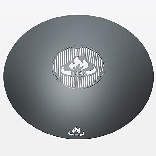 teileplus24 FR06 Grillmeister Set | 2-teilig | Grillring 55 cm + Grilleinsatz Ø 20cm, Größe:Grillring 55cm + Grilleinsatz