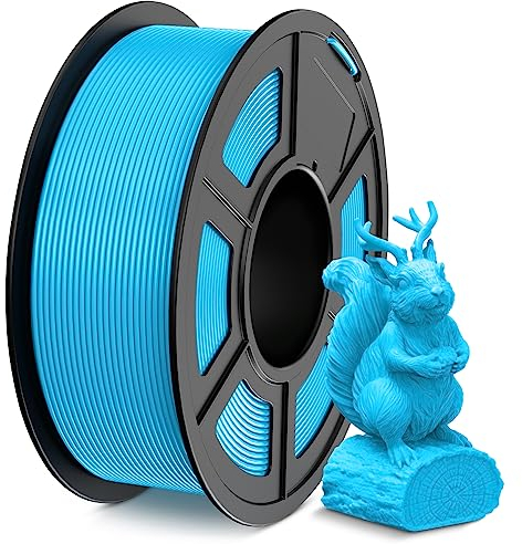 SUNLU PLA Filament 1.75mm, 3D Drucker Filament PLA 1.75mm +/- 0,02mm, Einfach zu Verwenden, Anfängerfreundlich, Passend Für Sie Meisten FDM 3D Drucker, 1KG Spule. (Sky Blau)