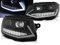 CR-Lights Led Tagfahrlicht Light Tube Scheinwerfer in schwarz für VW T6 2015-2019