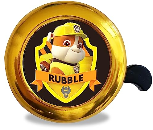 Fahrradklingel für Kinder, Kinderrad-Glocke für Kinder Jungen Mädchen, Fahrrad Klingel Bell für MTB Kinderfahrrad Roller (Golden Paws)