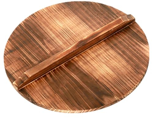Couvercle De Poêle En Bois Cache-pot Accessoires Pour Woks Remplacement Du Couvercle De La Poêle Couvercle De Wok En Bois Couverture Wok Éclaboussure D'huile Marmite En Bois