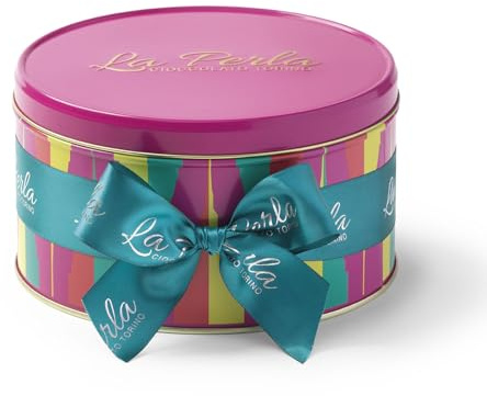 Tartufo Sortiment mit Tartufo Pistazie-Himbeere, Tartufo Limoncello e Meringa und Tartufo Triple Chocolate, Geschenkdose 300 g von La Perla di Torino