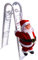 KAHDGSS Elektrische automatische Leiter kletternder Weihnachtsmann kreative Kinder Weihnachten Urlaub Puppen Ornament Geschenke