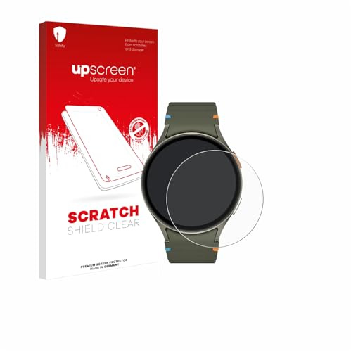 upscreen Schutzfolie für Samsung Galaxy Watch 7 (44 mm) – Made in Germany, Kristall-klar, Kratzschutz, Anti-Fingerprint