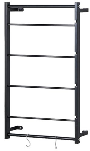Schleifenband Halter Wandmontiertes Farbbandregal für Schlafzimmer, Bastelräume und Konditoreien, tragbares Metallspulenregal mit abnehmbarer horizontaler Halterung, 1/2/4/5 stufiges Edelstahl-Stangen