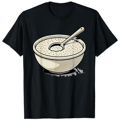 Porridge Bowl Love Oats Breakfast For Foodie T-Shirt