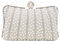 Zweig & Ewigkeit Elegante Damen Clutch Handtasche – Silberfarbene Perlen-Abendtasche mit Strass, Abnehmbarer Kette, Ideal für Hochzeit, Party & Abschlussball