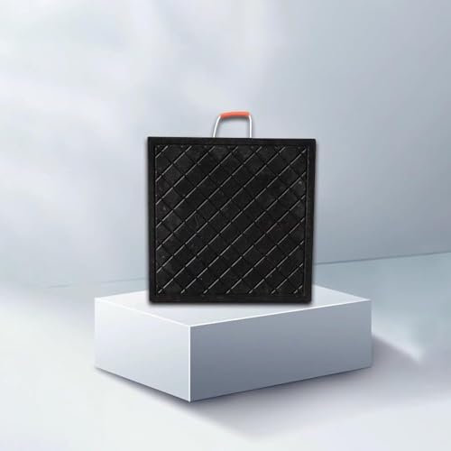 ININOSNP Multigröße stapelbar Hochleistungs-Wagenheber, stabilisierende Nivellierpads for Kräne/Räumer/Anhänger, mit Griffen(50x50x6cm/19.7x19.7x2..4inch)