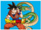 Dekora, Oblea Comestible Dragon Ball, Decoración de Son Gok? para Tarta de Cumpleaños Infantil, Adorno para Pasteles y Postres A5
