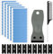Tape in Hair Extensions,132 PCS Tape Hair Extensions Glue Strips Set with Scraper Comb and Blade,No-Residue Waterproof Tapes for Hair Conditioning